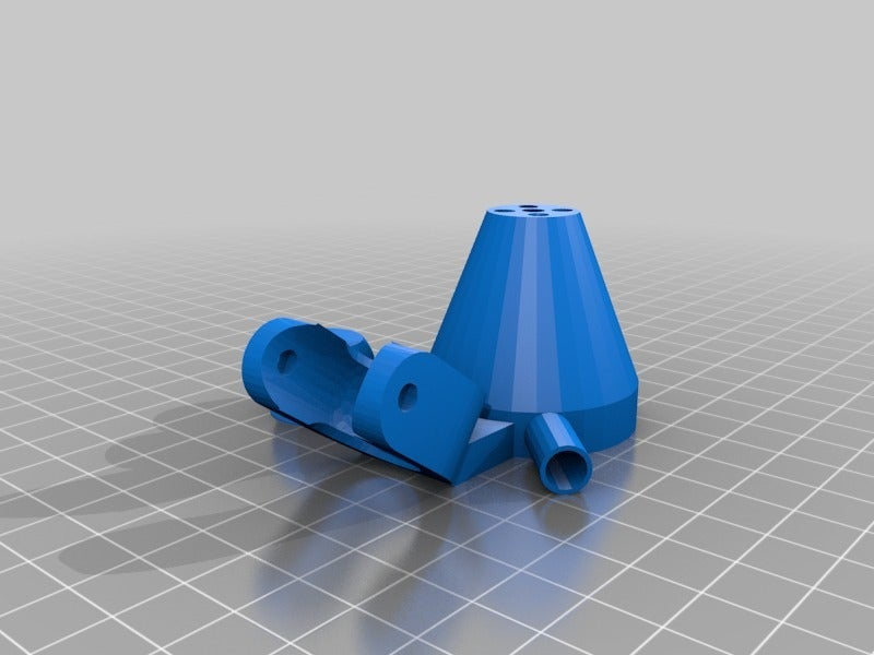 Fichier STL gratuit eBay K40 CO2 Laser Air Assist and Aiming Nozzle