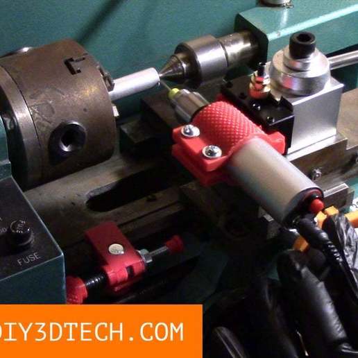 Download free STL file MiniLathe Tool Post Grinder! • 3D printer