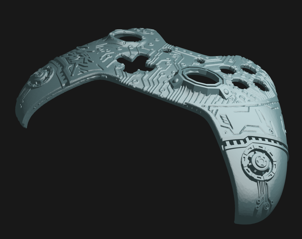 Free STL file CyberPunk Xbox Controller Faceplate 🎮・3D printing idea to
