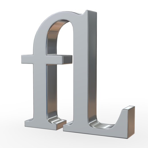 Download 3DS file faberlic logo • Design to 3D print ・ Cults
