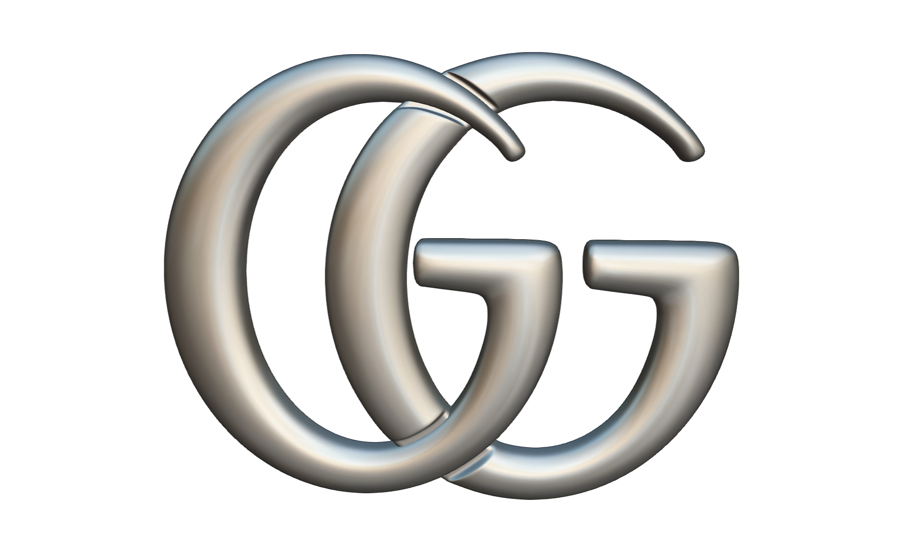 STL file gucci logo 3 🎭・3D printer model to download・Cults
