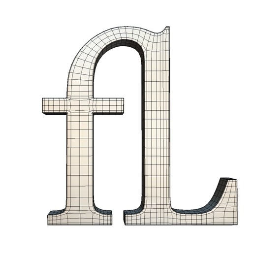 Download 3DS file faberlic logo • Design to 3D print ・ Cults