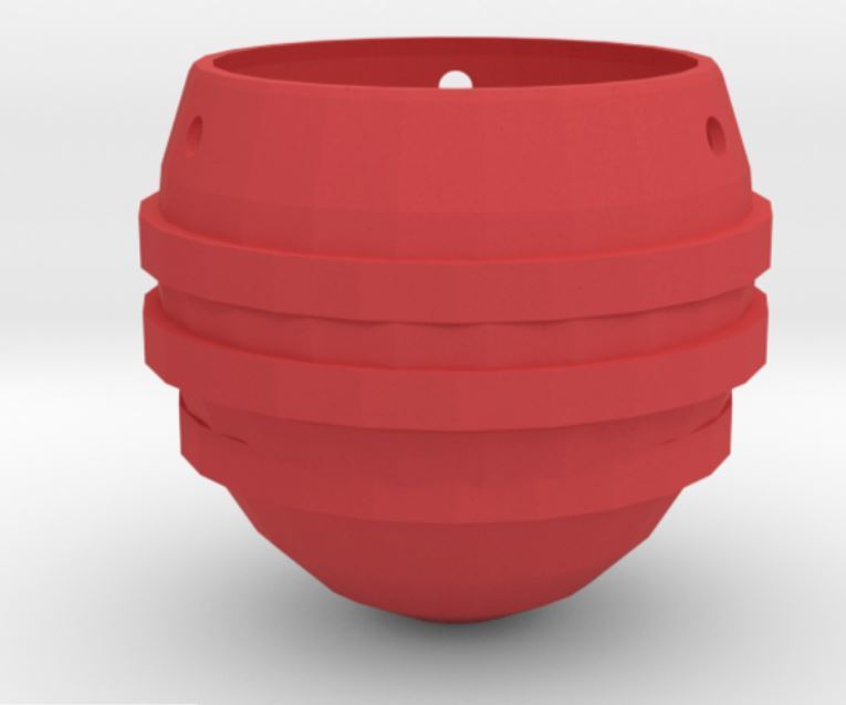 Free STL file Hanging plant pot・Template to download and 3D print・Cults