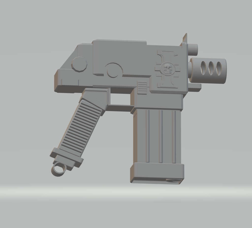 Free 3D file FHW Jupiter Pattern Bolt Pistol basic (cosplay)・Template