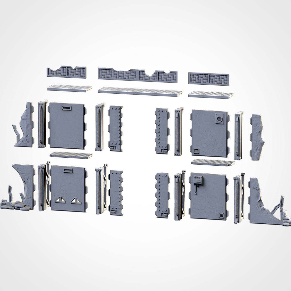 Modular Defense Color Chain 3D file MODULAR DEFENSES・3D printing model to download・Cults