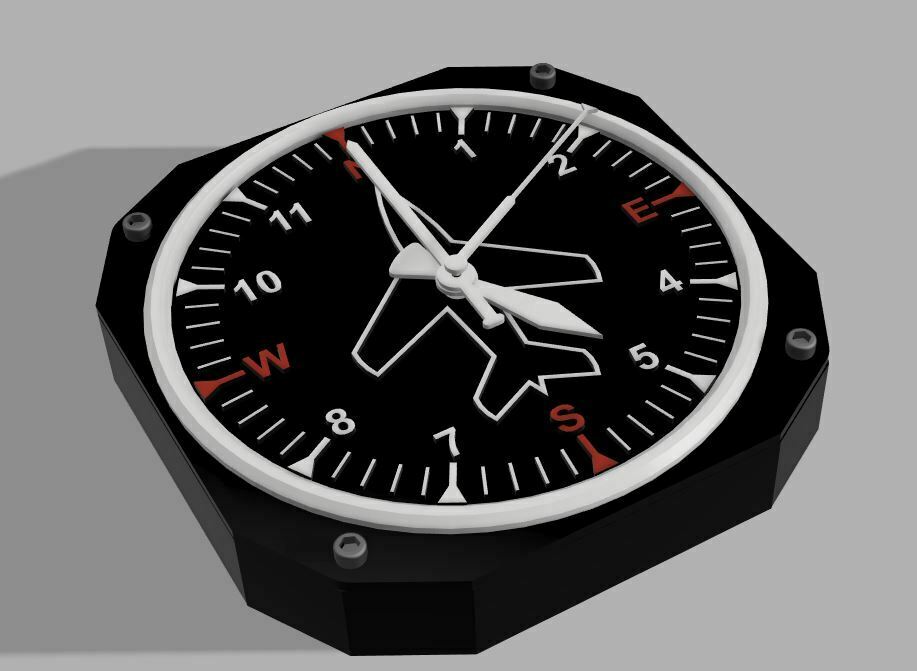 STL file Heading Wall Clock・3D printing template to download・Cults
