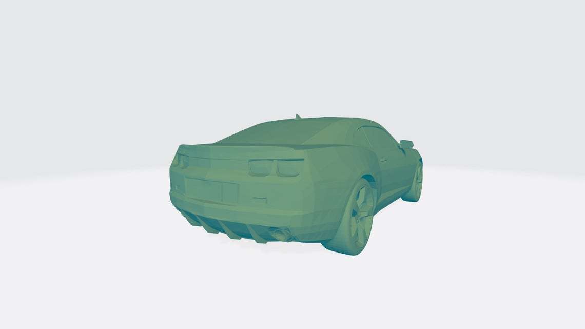 Free 3D file Chevrolet Camaro 3D Model Ready For Print・3D printing