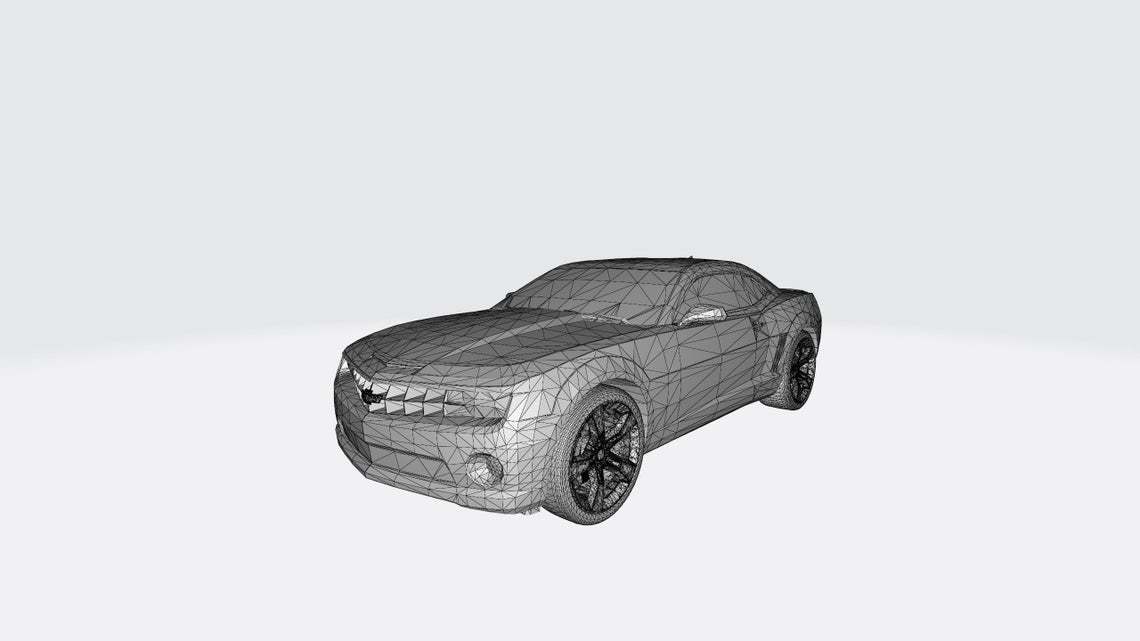 Free 3D file Chevrolet Camaro 3D Model Ready For Print・3D printing
