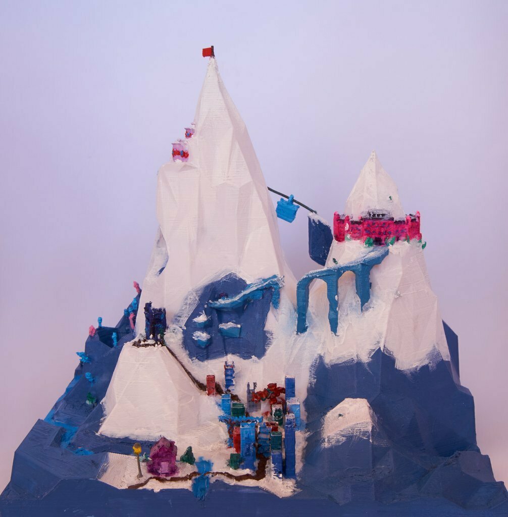 Free 3d File Celeste Mountain 3d Printing Template To Download Cults