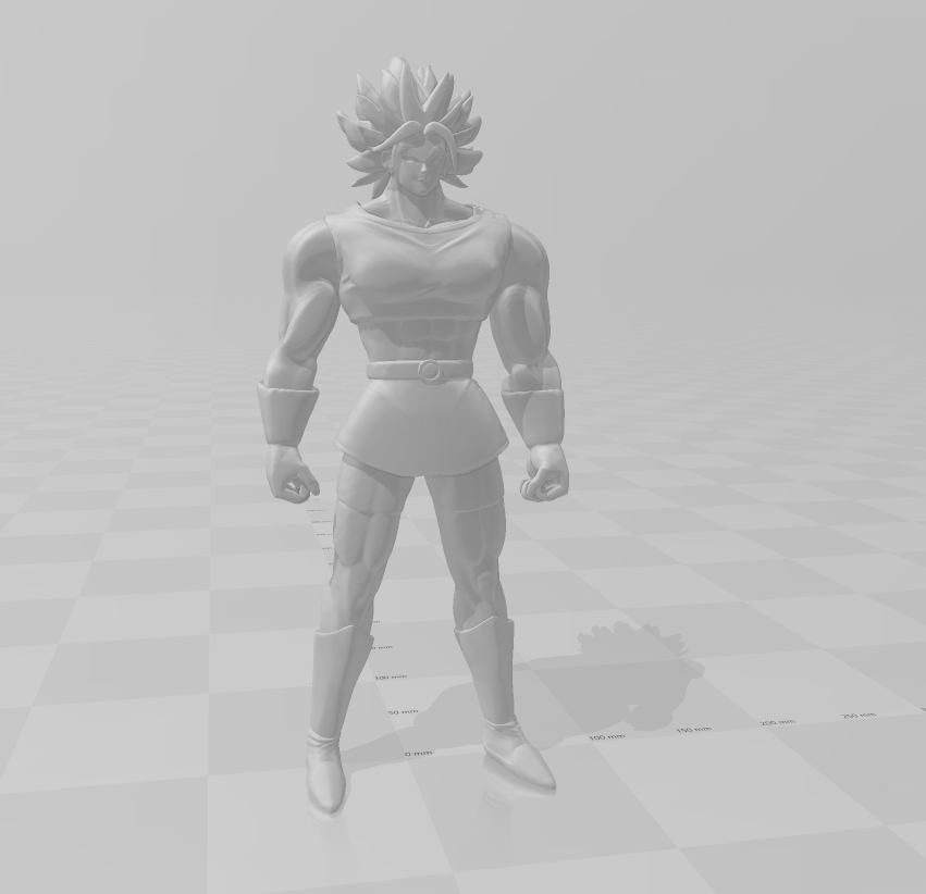 STL file Kale Super Saiyan Berserk 3D Model・Model to download and 3D