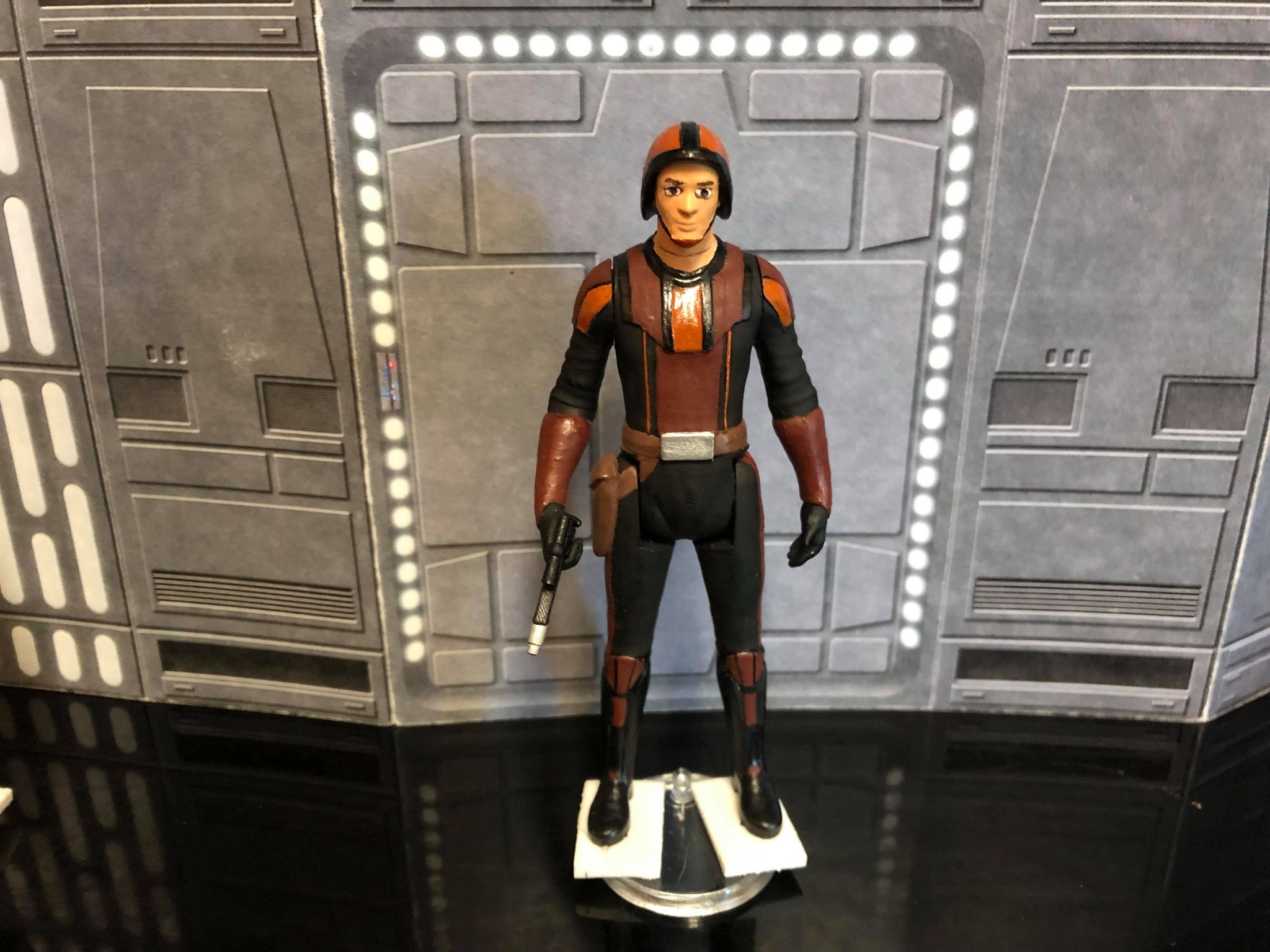 STL file VINTAGE STAR WARS CUSTOM REPUBLIC SOLDIER , KOTOR LIGHT SIDE