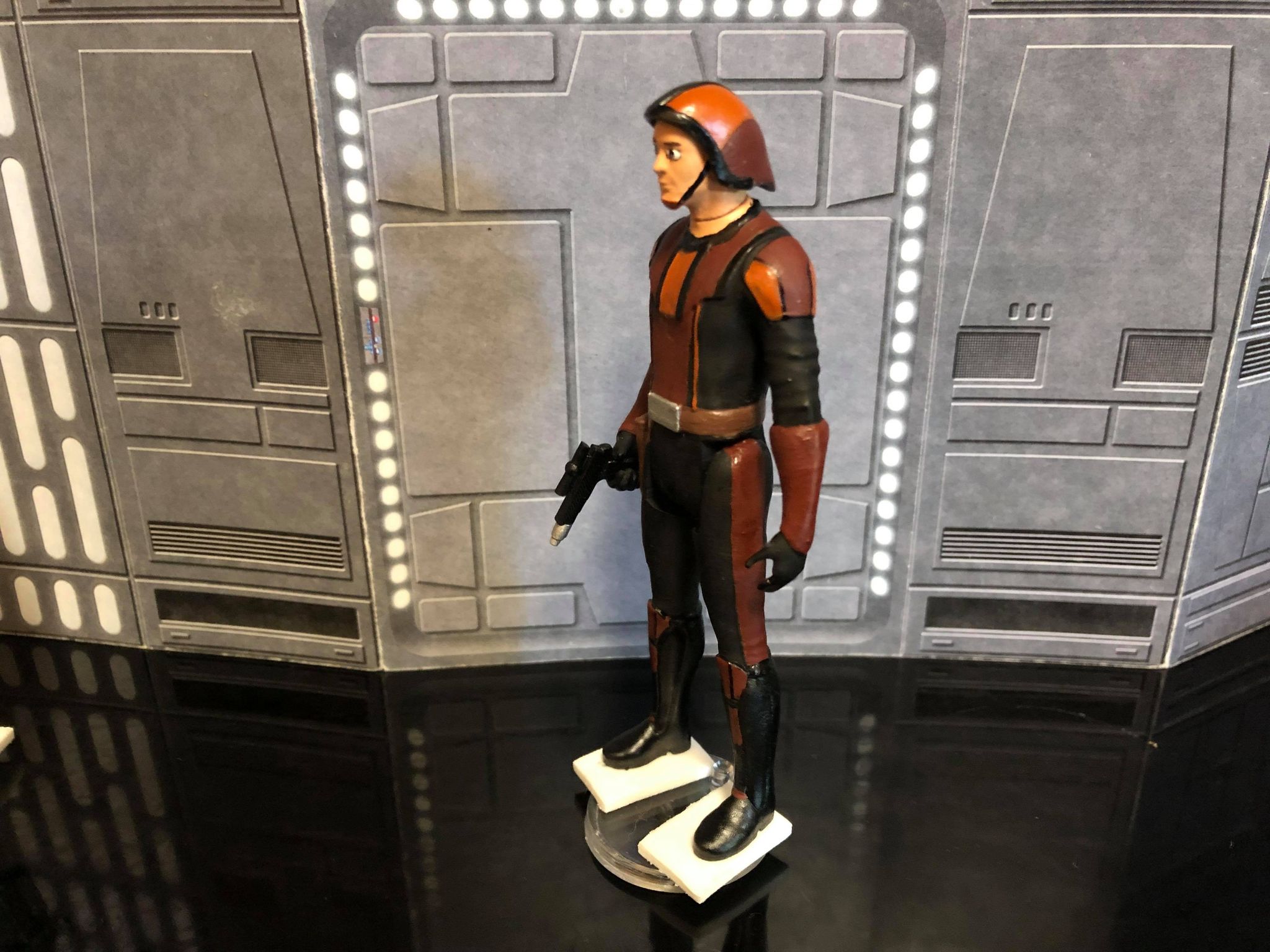 STL file VINTAGE STAR WARS CUSTOM REPUBLIC SOLDIER , KOTOR LIGHT SIDE