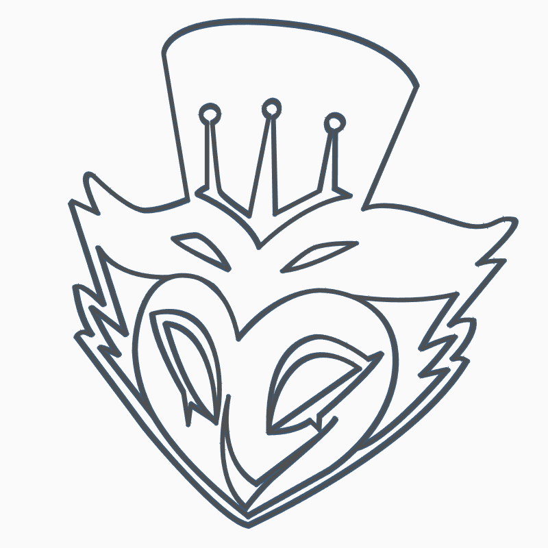 Stolas Drawing Simple Archivo STL Stolas Helluva Boss / Hazbin Hotel Cookie Cutter・Objeto ...