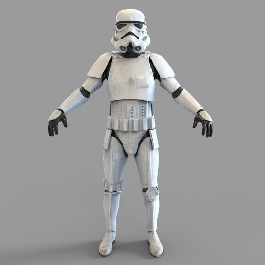 Impresiones 3D La Guerra De Las Galaxias El Stormtrooper Imperial Impresiones 3D La Guerra De Las Galaxias El Stormtrooper Imperial