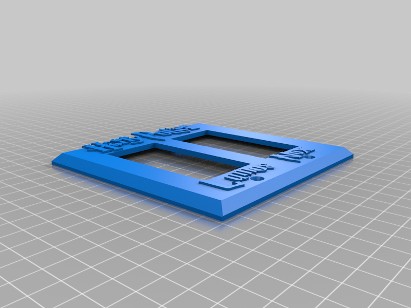Free STL file Harry Potter Double Rocker Switch・3D print object to ...