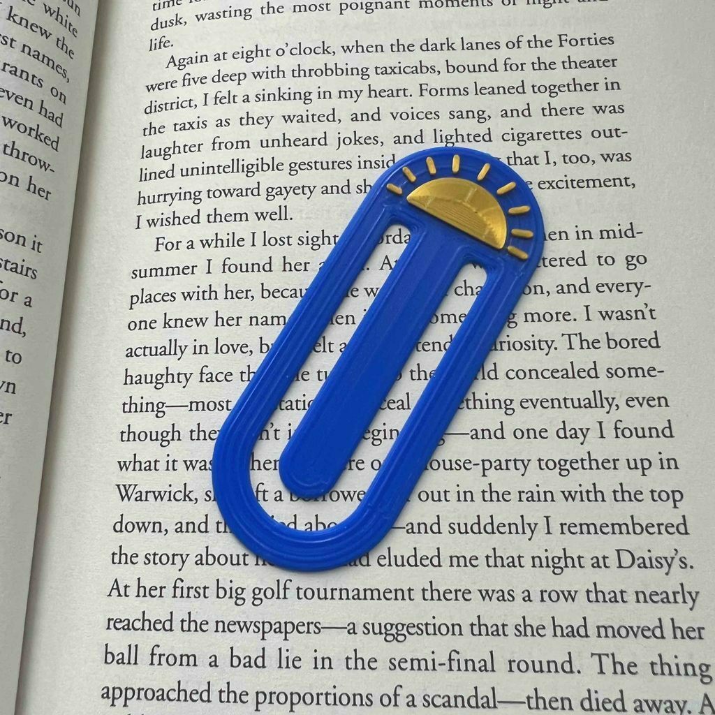 Free 3D file Sun Bookmark・3D printing template to download・Cults