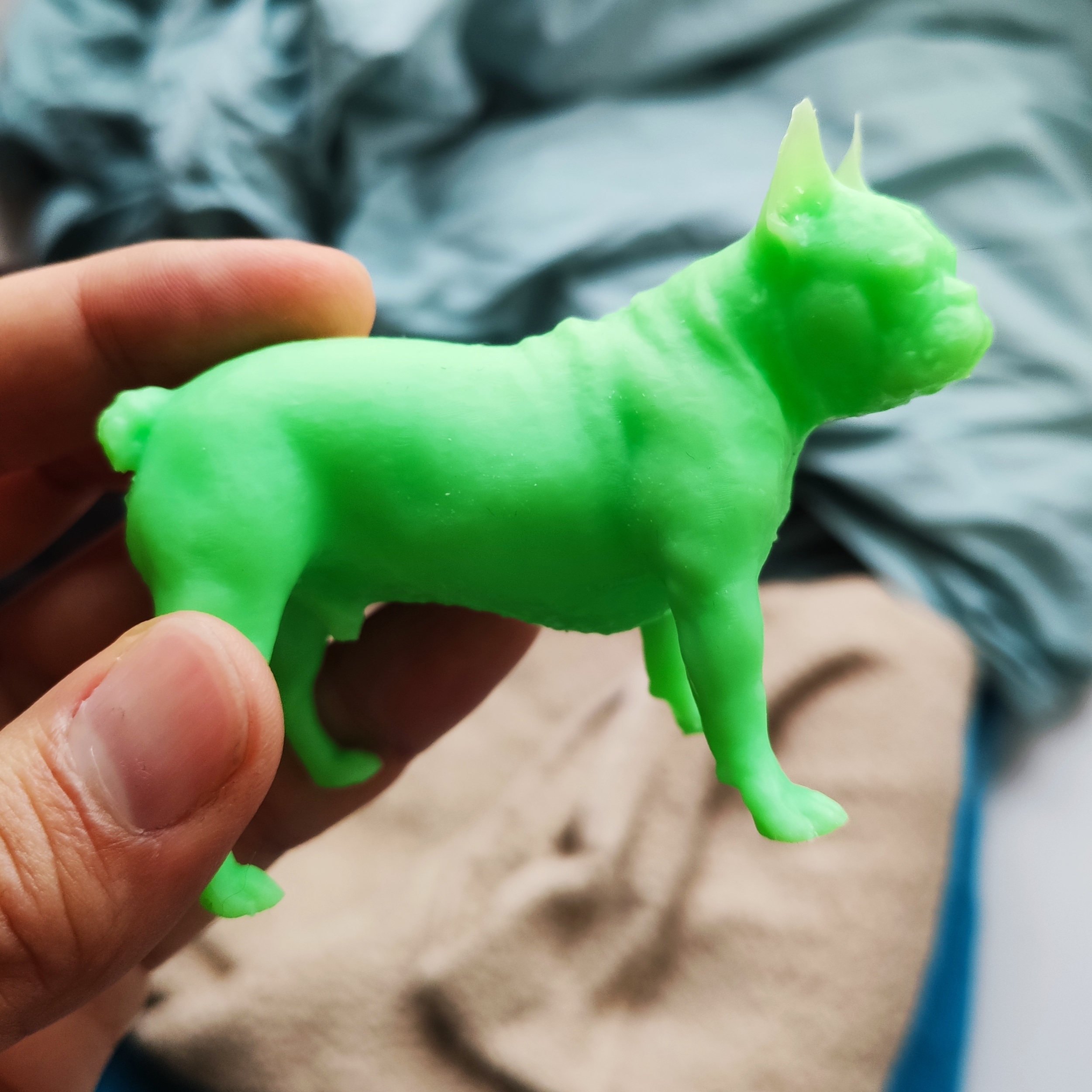 3D printer French Bulldog • made with Anycubic Photon・Cults