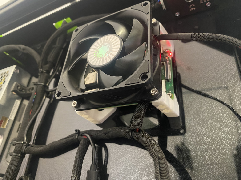 Free STL file Raspberry PI 4 80mm fan holder・3D printer design to ...