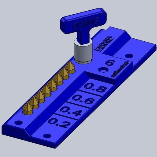 Download free STL file MK8 Nozzle Holder • 3D print model ・ Cults
