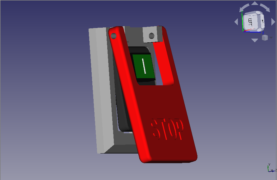 Free 3D file Emergency Stop Light Switch・Model to download and 3D print