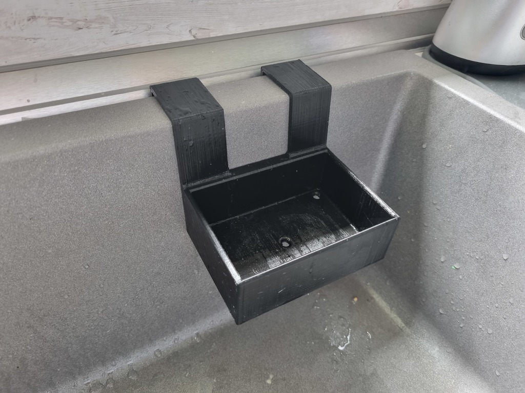 Free 3D file washingup liquid holder for Blanco brand sink・3D