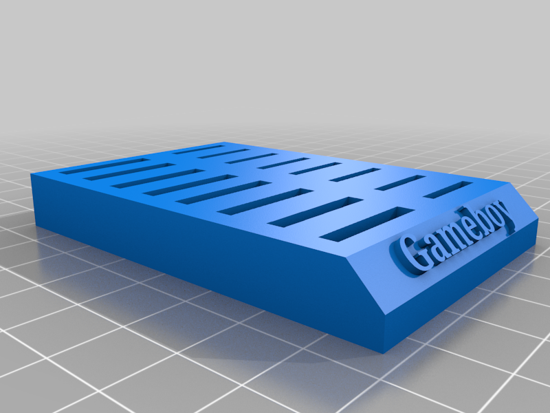 Free 3D file Gameboy cartridge battery holder・3D printable model to