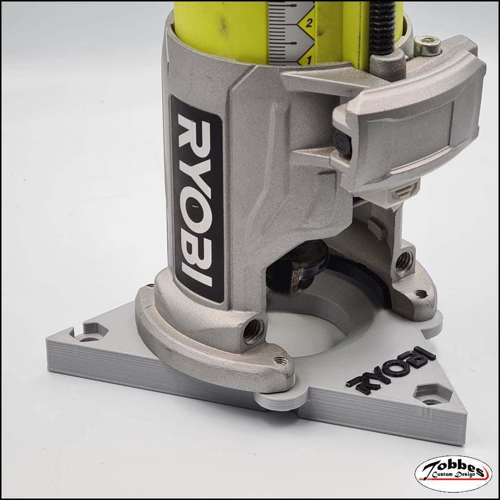 Archivo STL gratis Placa Ryobi Router / Base 🔧・Modelo imprimible en 3D ...