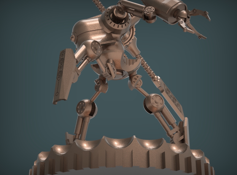 3D file DND ARTIFICER Steel Defender pack (golem) 👹・3D printable model