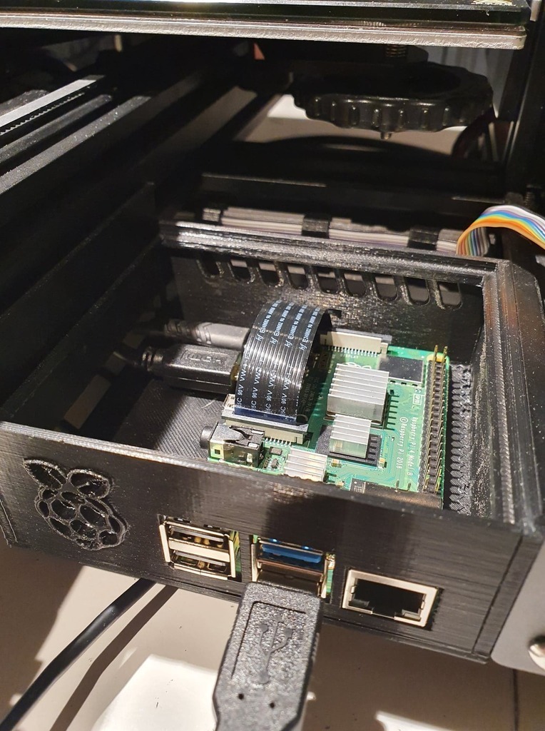 Archivo 3D gratis Funda Raspberry Pi 4 Modelo B para Creality Ender 3 ...