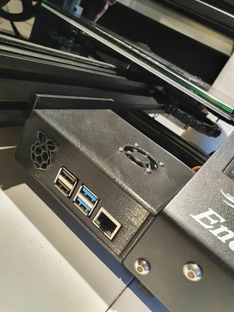 Archivo 3D gratis Funda Raspberry Pi 4 Modelo B para Creality Ender 3 ...