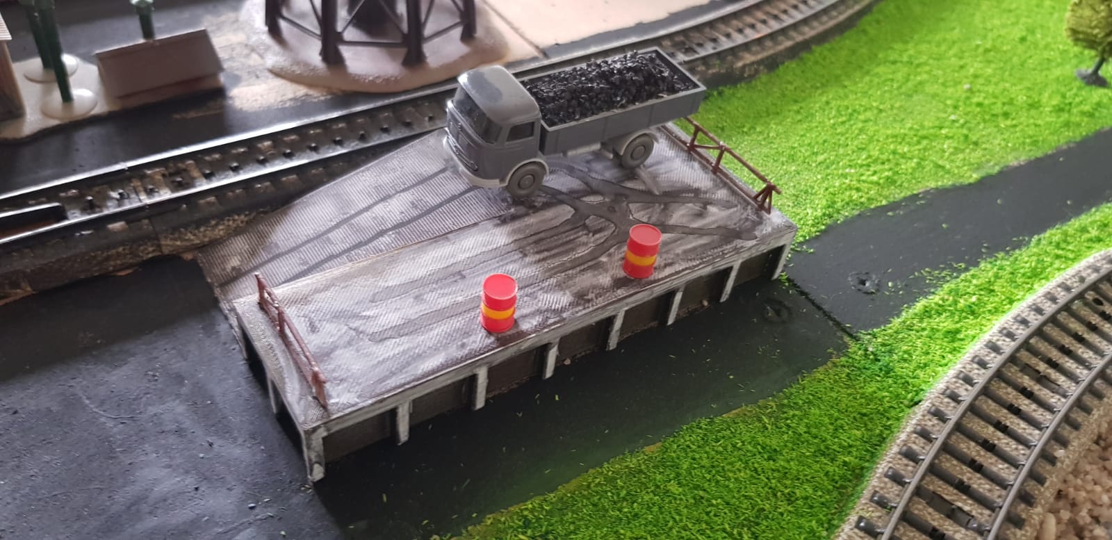 STL-Datei Zug Ladedock H0 Waage 🏛️ kostenlos・3D-Druck-Vorlage zum