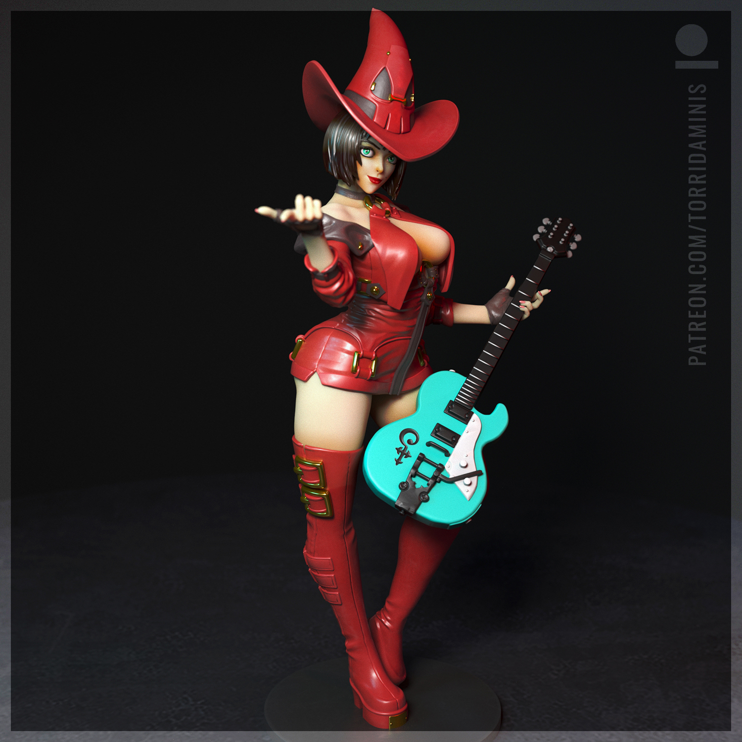 OBJ file I-No - Guilty Gear ⚙️・3D printing idea to download・Cults