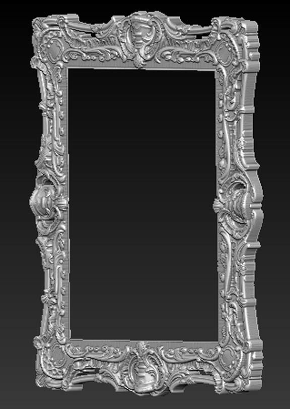 Free STL file Frame Relief 7 3D Model・3D printing idea to download・Cults