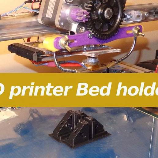 Download free 3D printing files 3D printer Bed Holder ・ Cults