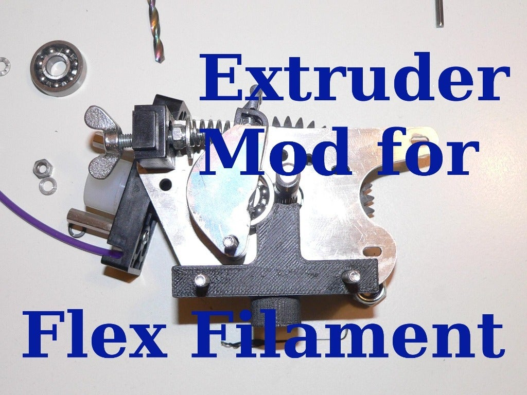 Free STL file 3Drag / k8200 Extruder Flex Filament mod 🪢・3D print