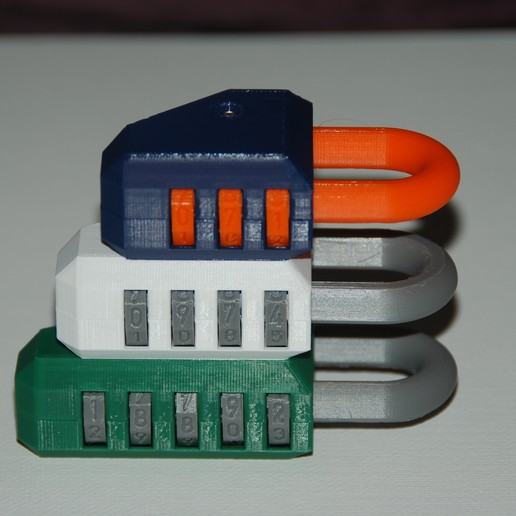 Download free STL file Customizable Permutation Lock Kit