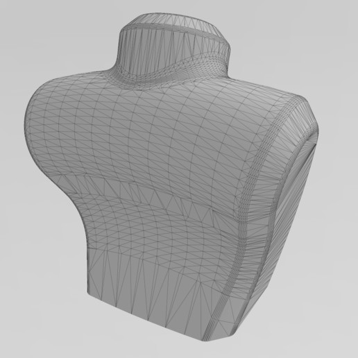 Download 3D printer files Plastic mannequin bust for display 3D print
