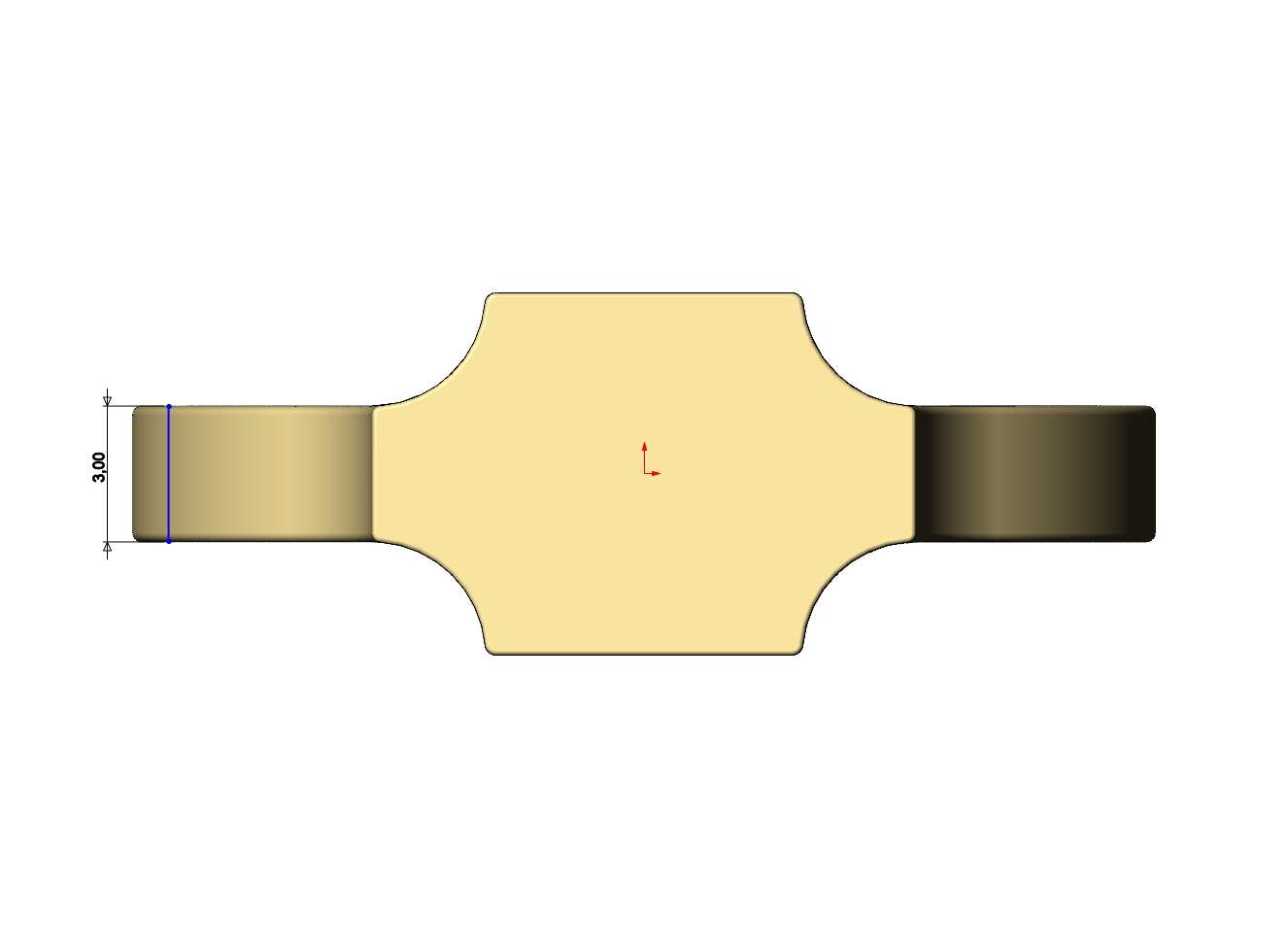 Sig Ret Rounded Vector STL file Rounded corners rectangular signet ring US sizes 5to10 3D ...
