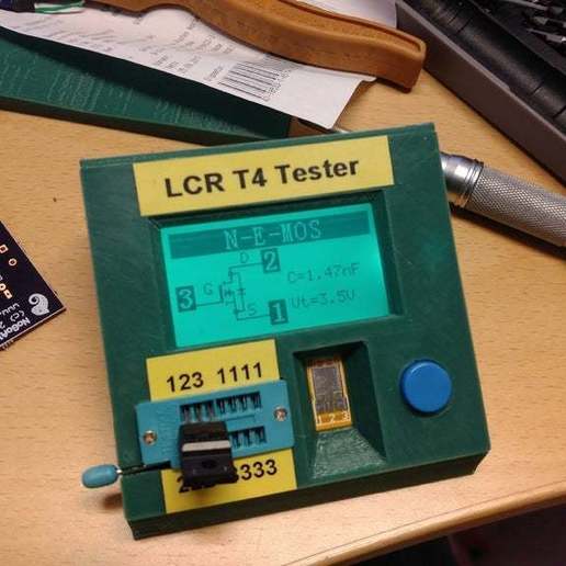 Download free STL file LCRT4 ESR Meter Case ReRedesigned • 3D