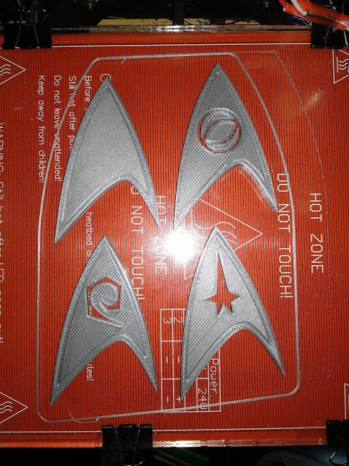Free STL file Star Trek Badges・3D print design to download・Cults