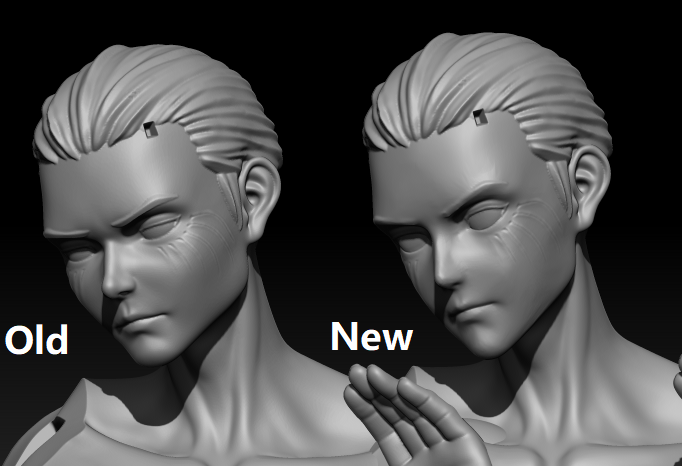 Free OBJ file Eren's face modification (Only the torso)・3D printing ...