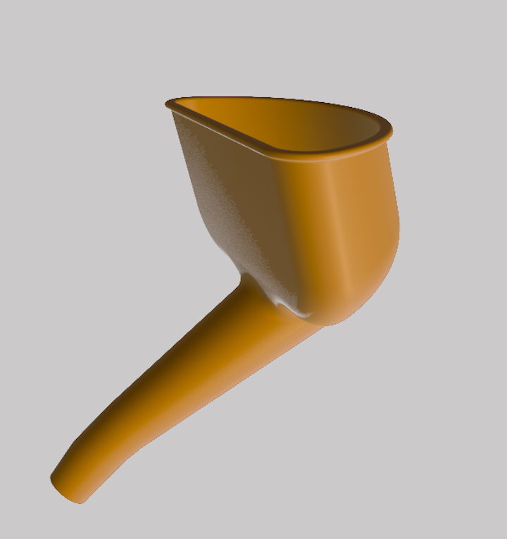 Free STL file UFS067 Lawn Mower Oil Funnel or Small Engine Oil Funnel