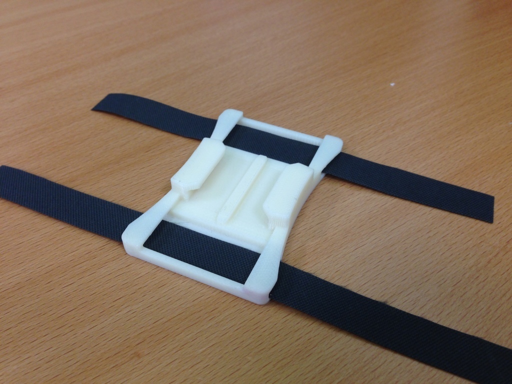 Free 3D file GoPro Velcro Strap Mount 02 🎒・3D printable model to