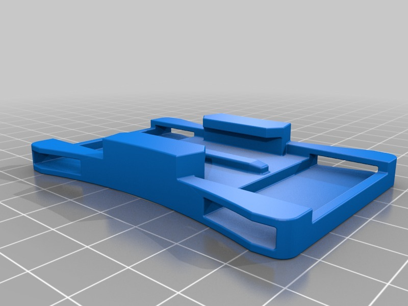 Free 3D file GoPro Velcro Strap Mount 02 🎒・3D printable model to