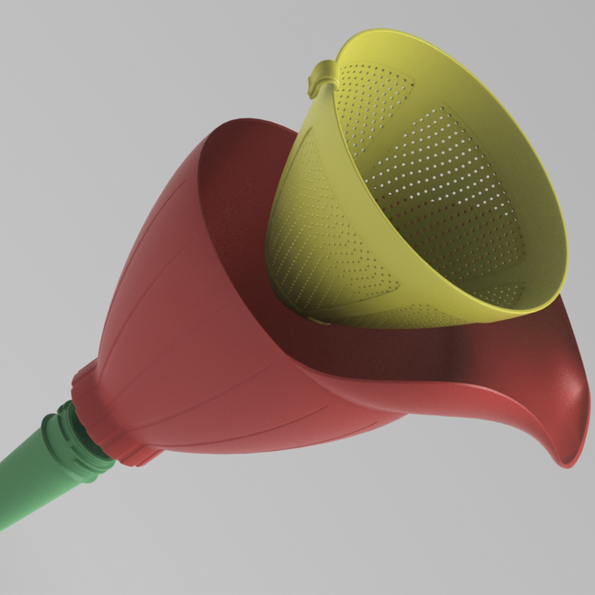 STL file facilitator funnel (bottle funnel)・3D printing model to