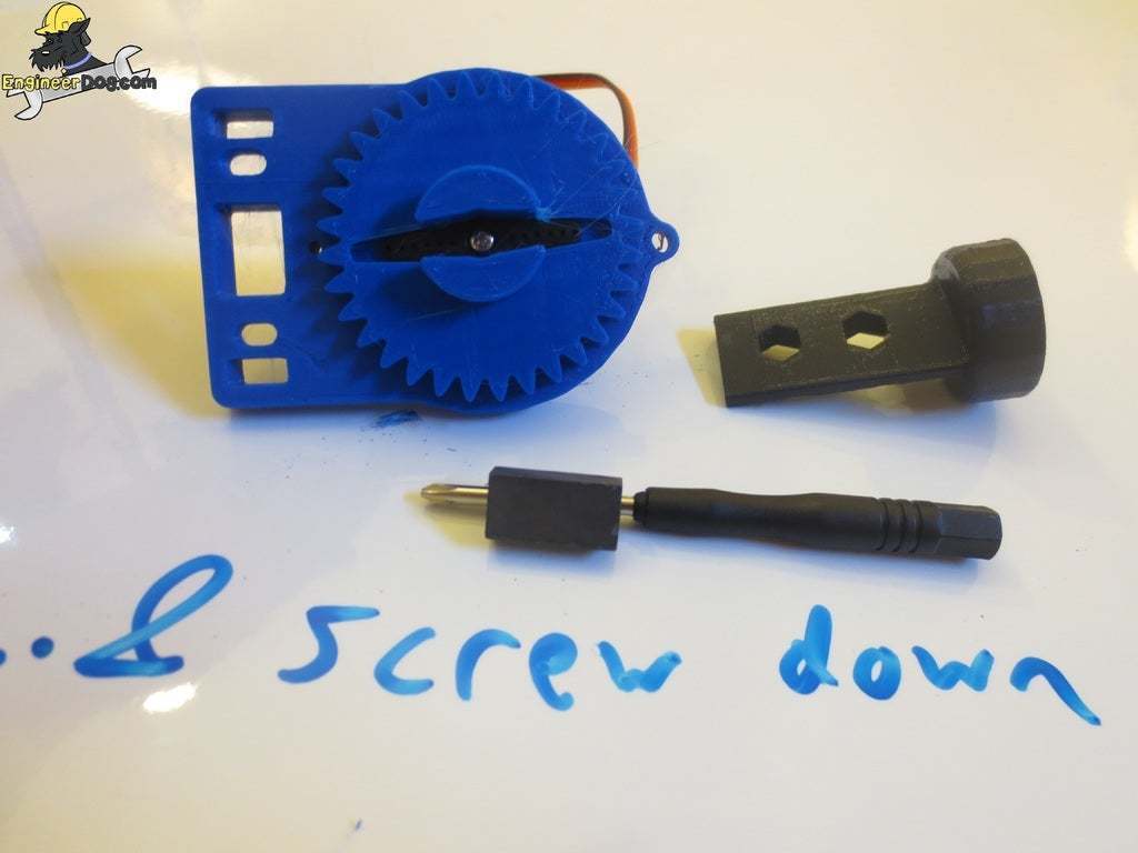 Free STL file Rack & Pinion Linear Actuator Servo Joint Module *Tiny ...