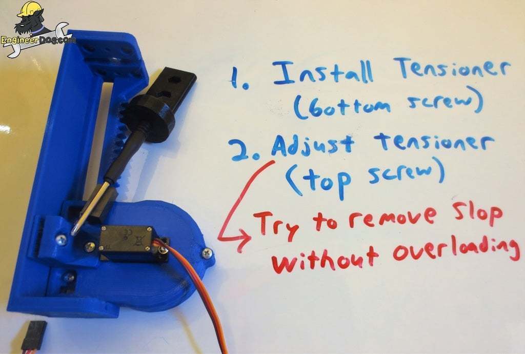 Free STL file Rack & Pinion Linear Actuator Servo Joint Module *Tiny ...
