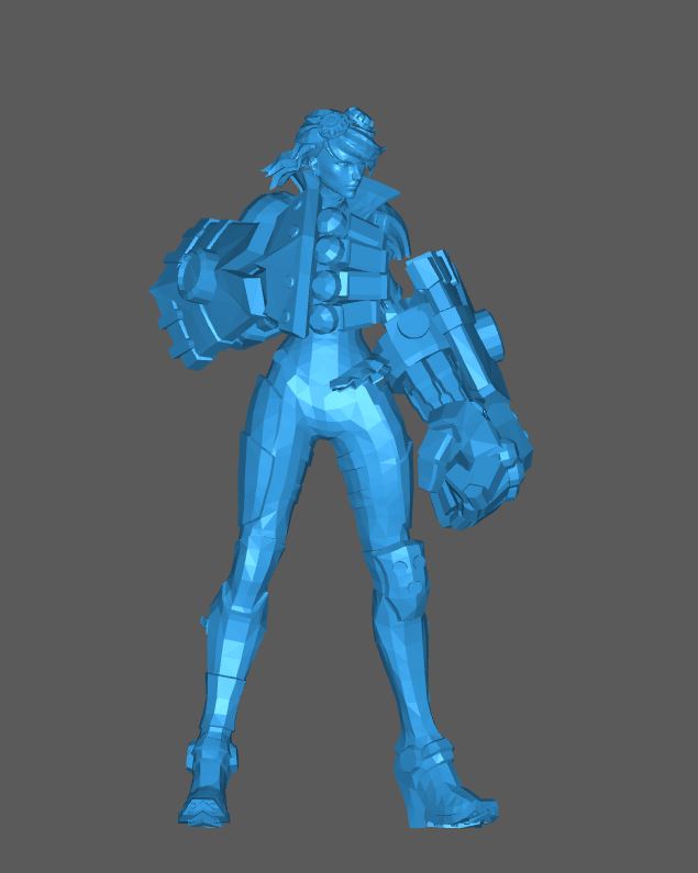 Vi Wild Rift Model STL-Datei Low Poly Vi Wild Rift・3D-druckbares Modell zum Herunterladen ...