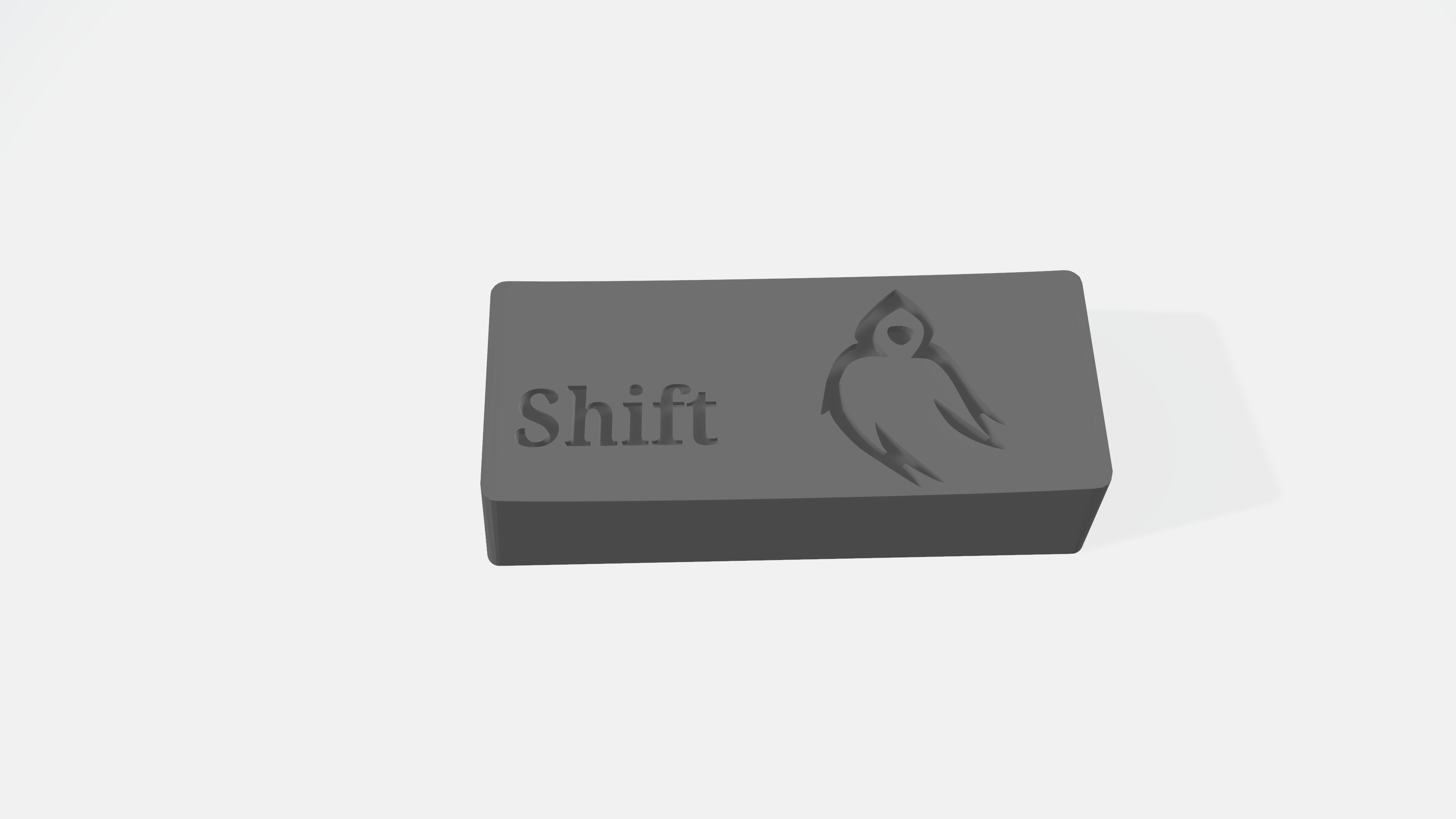 STL file Spellbreak Shift key Shadow Step Rune Debossed・3D printable ...