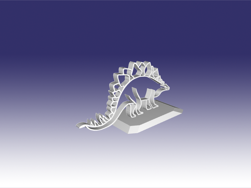 STL file Stegosaurus - Dinosaur toy Design for 3D Printing・3D printable ...